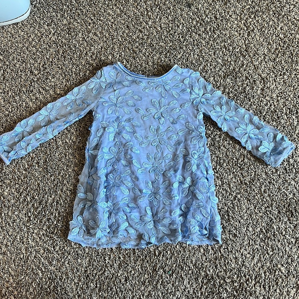 Light blue flower dress